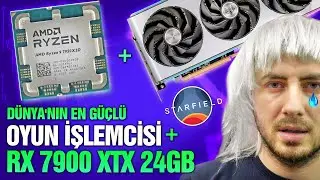 Starfield 4K ULTRA + FSR ON | Ryzen 9 7950x3D + 7900 XTX Testi 🟢