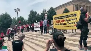 Концовка речи Юджина Пурьера на 100 тысячном митинге, организованном коммунистами в Филадельфии