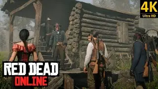 Red Dead Online [4K] Прохождение миссии #8 - Драться эти сволочи умеют! - Red Dead Redemption 2