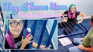 STAY AT HOME MOM ROUTINE CLEANING | STAY AT HOME WIFE AND WORKING MOM