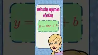 How to Write the Equation of a Line | 8.EE.B.6 💗💙❤️