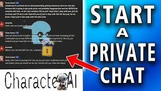 How To Start a Private Chat in Character ai (easy) guide