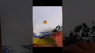 Romantische Landschaft 😍🎨 | Acrylmalen | Tutorial