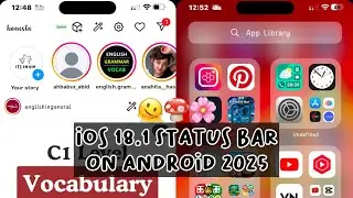 🚀 iPhone 15 Notch & Status Bar on Android – No Root Needed!