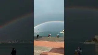 Очень красивая радуга 🌈 над Севастополем .