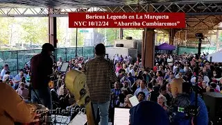 Boricua Legends en La Marqueta, NYC 10/12/24 - canta Nelson Rodriguez -   