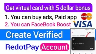 How to Create Redotpay Account Get Virtual Visa Card - Redotpay Complete Verification
