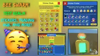 (Roblox) Bee Swarm (Test Realm) (Stickers Trading Hub, and more)