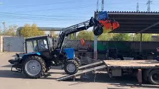 Трактор МТЗ-82 с фронтальным погрузчиком КУН Универсал , водоотливная установка, щетка для мусора