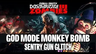 MW3 ZOMBIES GLITCHES GOD MODE with SENTRY GUN and MONKEY BOMB! MODERN WARFARE 3 GLITCHES MWZ CAMOS!