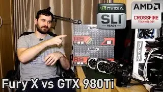 What2buy? - R9 Fury X CrossFire vs  GTX 980 Ti SLI G1 Gaming [4K Gaming PC Review]