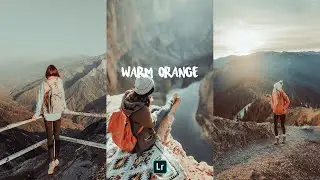 Preset Adobe Lightroom Mobile - Warm Orange Preset