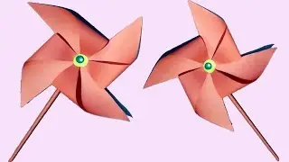 Origami Rotating Fan - How To Make a Paper Fan 💌 Paper Factor 💌
