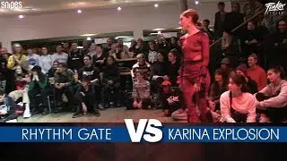 SNIPES FUNKIN STYLEZ 2019 - MATM Freestyle Best 16 - RHYTHM GATE vs. KARINA EXPLOSION