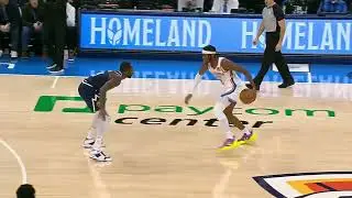 Shai Gilgeous Alexander filthy ankle breaker drops Davon Reed for mid range shot