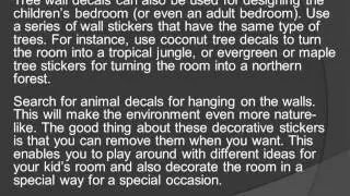 Using Tree Decals In Interior Decorating