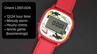 Orient OC G101-004 Heckle & Jeckle game watch