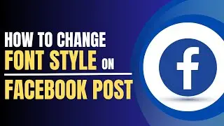 How To Change Font Style On Facebook post | 2023 EASY
