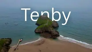 Tenby Wales Drone Footage 🏖️ | Stunning Coastal Views & Seal Sighting!