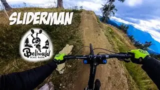 Black Line Sliderman Bellwald Top to Bottom 2023 insta360x3