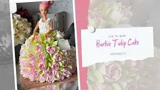 How To Make Barbie Tulip Cake🩷