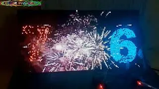 AnimatGif With Two Esp32 & P3 Matrix Serial Communication