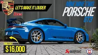 We install a $16k Exhaust on a 992 GT3 Porsche