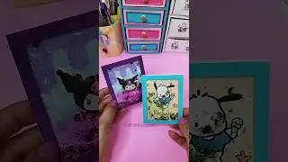 How To Make Mini Liquid Notebook | DIY Liquid Glitter Notebook | DIY Cute Mini Diary
