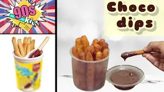 CHOCO DIPS WITH CRISPY CRACKER STICKS | 90'S FAVOURITE SNACK RECIPE |