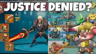 JUSTICE ENDANGERED? F2P TITAN PARTY TRAP VS FULL MYTHIC CHAMP! FULL ASTRA! NO GEAR! - Lords Mobile