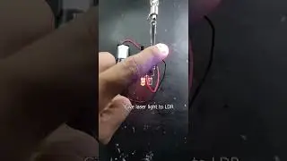 How To Make Laser Security Circuit Using LDR #shorts