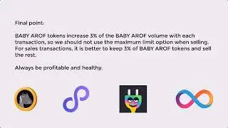 Learning how to buy BABY AROF tokens - The best way to trade ICP chain tokens