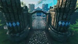 Stormwind in valheim 3rd person walkaround! #valheim #valheimbuilding #wow