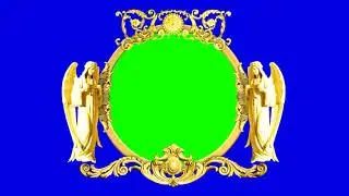 Green screen frame for your photo or video.