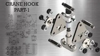 3D Part Modeling of Crane Hook in Solidworks- Part 1