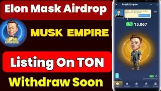 Musk Empire Airdrop | Musk Empire | Musk Empire New Mining Telegram Bot