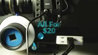Power Your BlackMagic Pocket 4k/6k  Cinema Camera With Only $20 (BMPCC) (Power-Battery Solution)