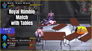 Royal Rumble Match with Tables | Secret Trick | WWE SmackDown! Here Comes The Pain
