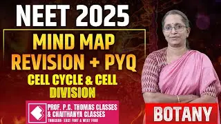NEET 2025 I Mind Map Revision & PYQ I Cell Cycle & CellDivision I Botany