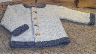 Gilet bebe facile PARTIE 2