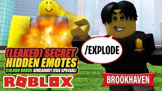 Every Secret HIDDEN EMOTES in Roblox Brookhaven