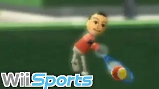 Playing Wii Sports Tennis until I lose