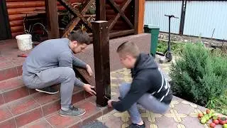 Деревянные ограждения для крыльца dikayamebel.ru