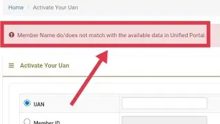 member name do/does not match with the available data in unified portal 🤔