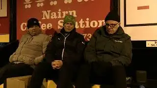 Donald, Ian and Donald sleeping out @ Station Park Tues 22/02 to raise funds for Prostate Scotland.