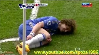 David Luiz Funny Moment (laughs after diving)