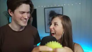 My Wife Tries ASMR for the FIRST Time! (She surprised me!)