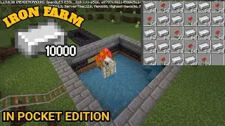 How to make Iron farm in Minecraft pocket edition 1.19.2