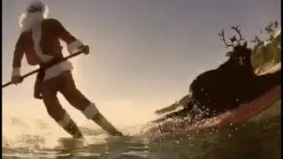 Brandon & Leah - California Christmas (Surfing Santa & Surfing Reindeer)