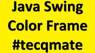 ⚡ Java Swing 🔥 Color Frame With Button Click 